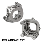 Polaris®5軸キネマティックマウント、Ø38.1 mm(Ø1.5インチ)光学素子用