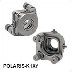 Polaris® 5軸キネマティックマウント、Ø25.4 mm(Ø1インチ)光学素子用