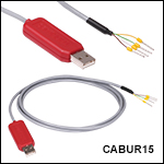 USBケーブル、Type A - RS232シリアルフライングリード
