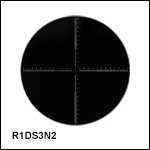 十字線レチクル、目盛付き