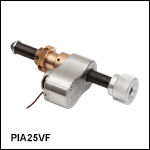 Vacuum-Compatible Piezo Inertia Actuator with 25 mm Travel