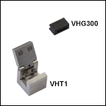 ファイバ移動用クランプとV溝付きグラファイト(VHFシリーズ移動用底部インサートに必要)