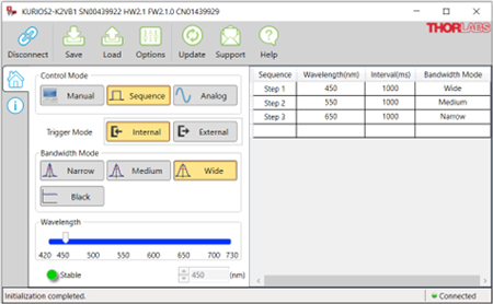 Kurios Control Software