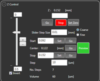 Capture Setup Tab in ThorImageLS