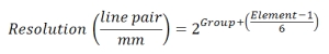 Test Target Equation