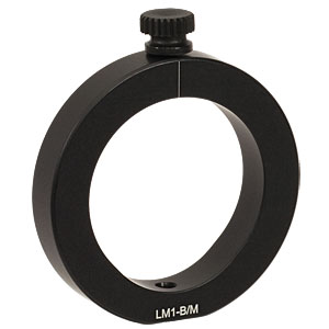 LM1-B/M - 回転式取付けリング、Ø25 mm～Ø25.4 mm光学素子用キャリッジLM1-A用、M4タップ穴(ミリ規格)