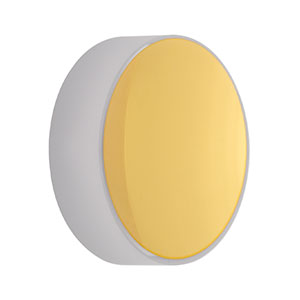 CM254-025-M01 - Ø1in Gold-Coated Concave Mirror, f = 25.0 mm