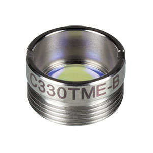 Thorlabs - C330TME-B f = 3.1 mm, NA = 0.68, Mounted Geltech