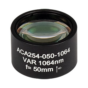 ACA254-050-1064 - High-Power Air-Spaced Doublet, 1064 nm, f = 50 mm