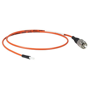 M56L005 - Ø300 µm Core, 0.39 NA, FC/PC to Ø2.5 mm Ferrule Patch Cable, 0.5 m Long