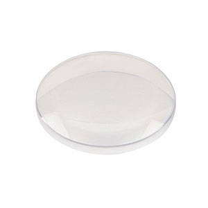 LA4725-UV - f = 75.0 mm, Ø1in UV Fused Silica Plano-Convex Lens, AR Coating: 245-400 nm 