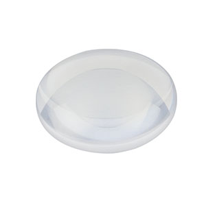 LA4184-UV - f = 500.0 mm, Ø1in UV Fused Silica Plano-Convex Lens, AR Coating: 245-400 nm 