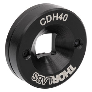 CDH40 - Ø1/2in Adapter for 4.0 mm x 4.0 mm Unmounted Square Optics