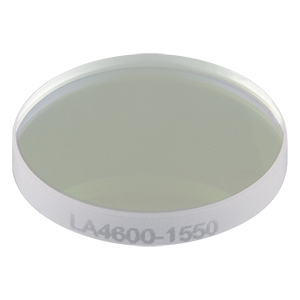 LA4600-1550 - f = 100 mm, Ø1/2in UVFS Plano-Convex Lens, 1550 nm V-Coat