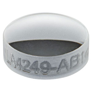 LA4249-AB - f = 10 mm, Ø5.0 mm UVFS Plano-Convex Lens, ARC: 400 - 1100 nm