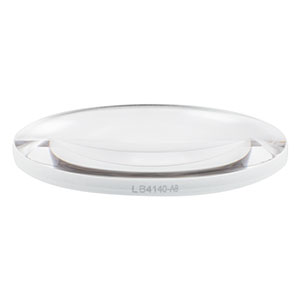 LB4140-AB - f = 150 mm, Ø2in UV Fused Silica Bi-Convex Lens, AR Coating: 400 - 1100 nm