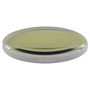 LB4265-B - f = 150 mm, Ø1in UV Fused Silica Bi-Convex Lens, AR Coating: 650 - 1050 nm