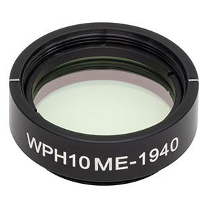 WPH10ME-1940 - Ø1in Mounted Polymer Zero-Order Half-Wave Plate, SM1-Threaded Mount, 1940 nm