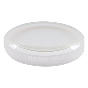 LB4700-YAG - f = 40 mm, Ø1/2in UV Fused Silica Bi-Convex Lens, 532 / 1064 nm V-Coat