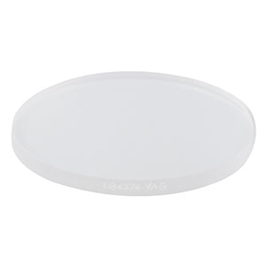 LB4374-YAG - f = 1000 mm, Ø1in UV Fused Silica Bi-Convex Lens, 532 / 1064 nm V-Coat