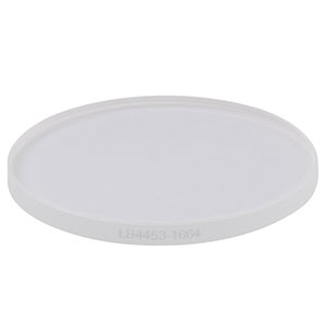 LB4453-1064 - f = 500 mm, Ø1in UV Fused Silica Bi-Convex Lens, 1064 nm V-Coat