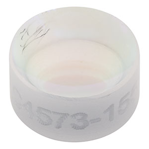 LC4573-1550 - Ø6 mm, f = -10 mm, UV Fused Silica Plano-Concave Lens, 1550 nm V-Coat