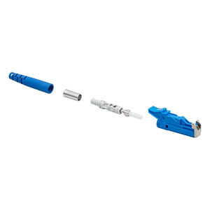 E2000C3 - E-2000/PC Single Mode Connector, Ø125 μm Bore, Ceramic Ferrule, Ø3.0 mm Boot