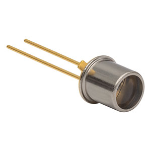 FDBS11 - Black Si Photodiode, 20 ns Rise Time, 240 - 1170 nm, 1.0 mm x 1.0 mm Active Area