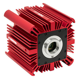 CC126MU - Kiralux 12.3メガピクセルモノクロCMOSカメラ、ハーメチックシールされた冷却方式の筐体、USB 3.0インターフェイス、1/4in-20タップ付き(インチ規格)