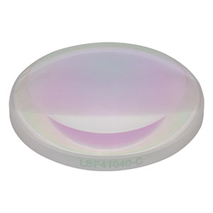 LBF41040-C - UVFS Best Form Lens, Ø1in, f = 40.0 mm, AR Coating: 1050 - 1700 nm