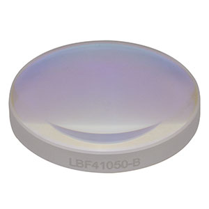 LBF41050-B - UVFS Best Form Lens, Ø1in, f = 50.0 mm, AR Coating: 650 - 1050 nm