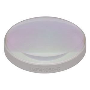 LBF41050-C - UVFS Best Form Lens, Ø1in, f = 50.0 mm, AR Coating: 1050 - 1700 nm