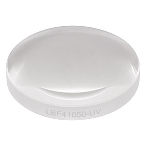 LBF41050-UV - UVFS Best Form Lens, Ø1in, f = 50.0 mm, AR Coating: 245 - 400 nm