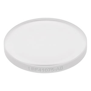 LBF41075-AB - UVFS Best Form Lens, Ø1in, f = 75.0 mm, AR Coating: 400 - 1100 nm