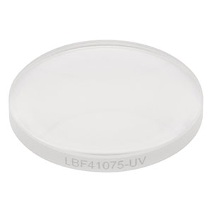 LBF41075-UV - UVFS Best Form Lens, Ø1in, f = 75.0 mm, AR Coating: 245 - 400 nm