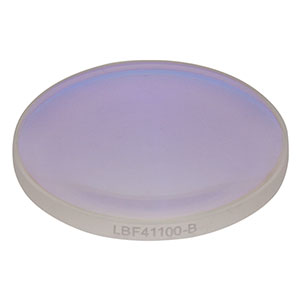 LBF41100-B - UVFS Best Form Lens, Ø1in, f = 100.0 mm, AR Coating: 650 - 1050 nm