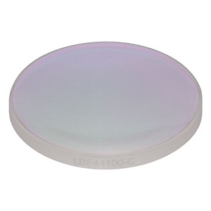 LBF41100-C - UVFS Best Form Lens, Ø1in, f = 100.0 mm, AR Coating: 1050 - 1700 nm