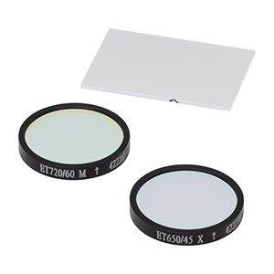 MDF-CY55 - Cy5.5 Excitation (650 nm), Emission, and Dichroic Filters (Set of 3) 