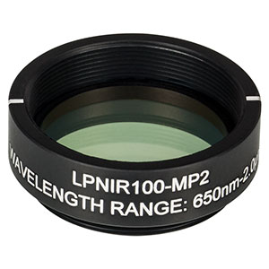 LPNIR100-MP2 - Ø25.0 mm SM1-Mounted Linear Polarizer, 650 - 2000 nm