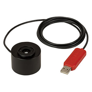PM16-140 - USBパワーメータ、積分球センサ付き、FCファイバーアダプタ、Si、350～1100 nm、500 mW Max