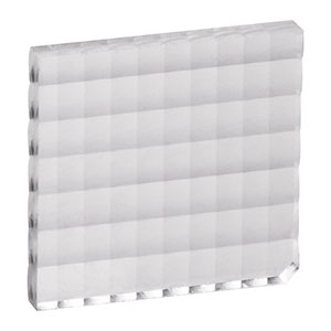 MLA1 - 10.0 mm x 9.8 mm PMMA Microlens Array, Uncoated, EFL = 4.7 mm