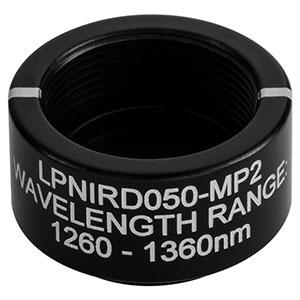 LPNIRD050-MP2 - Ø12.5 mm SM05-Mounted Linear Polarizer, 1260 - 1360 nm