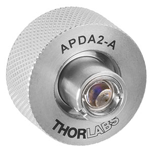 APDA2-A - FC/APC Avalanche Photodetector Fiber Connector Adapter, AR Coating: 350 - 700 nm