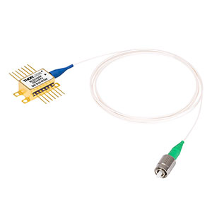 SLD1220P - 5 mW SLD, CWL = 1220 nm, 90 nm 3 dB BW, 50 dB Isolation, Butterfly Pkg., PM Fiber, FC/APC