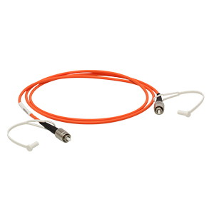 M42L01 - Ø50 µm, 0.22 NA, Low OH, FC/PC-FC/PC Fiber Patch Cable, 1 m Long