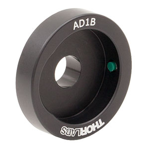 AD1B - Ø12.7 mm(Ø1/2インチ)取付けアダプタ、Ø25 mm～Ø25.4 mm(Ø1インチ)光学素子用