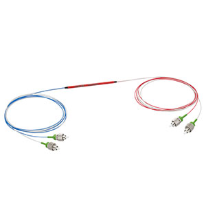 PN1310R5A2 - 2x2 PM Coupler, 1310 ± 15 nm, 50:50 Split, ≥20 dB PER, FC/APC Connectors