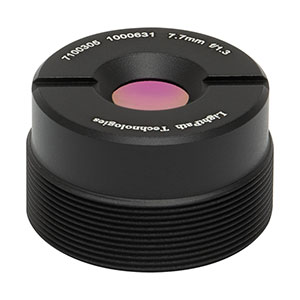 TIL8 - Lightpath Thermal Imaging Lens Assembly, 7.7 mm Focal Length, f/1.3, M19 x 0.5
