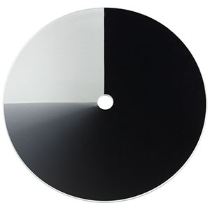 NDC-100C-4-B - Unmounted Continuously Variable ND Filter, Ø100 mm, OD: 0.04 - 4.0, ARC: 650 - 1050 nm