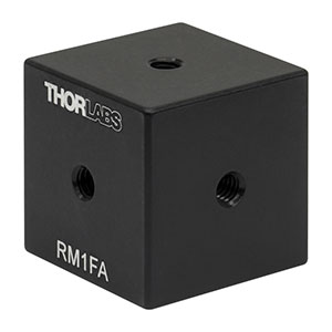 RM1FA - 1インチコンストラクションキューブ、 #8-32タップ穴付き(インチ規格)